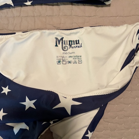 NWOT Show me your Mumu stars bikini, perfect for 4th of July! - Picture 5 of 5